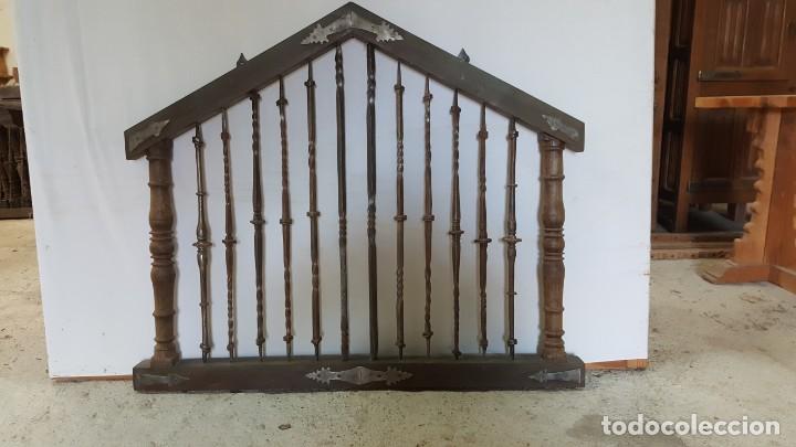 Antig&uuml;edades: Verja en hierro forjado antiguo - Foto 1