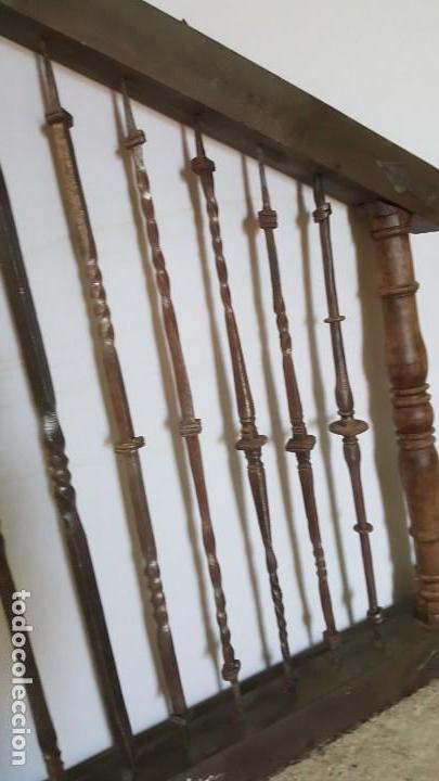 Antig&uuml;edades: Verja en hierro forjado antiguo - Foto 5