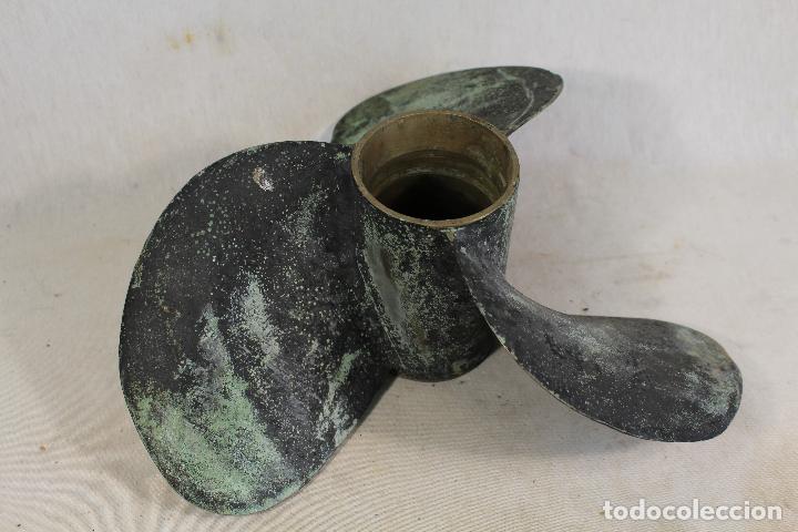 Antig&uuml;edades: elice de bronce 40cm. - Foto 4