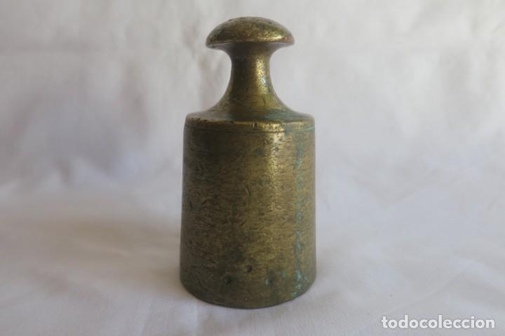 Antig&uuml;edades: pesa de 3 libras catalanas 1876 - Foto 1