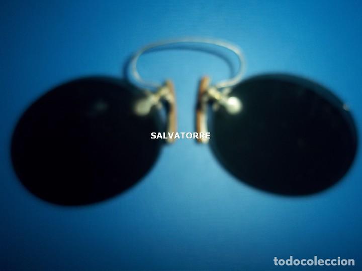 Antig&uuml;edades: ANTIGUAS GAFAS QUEVEDOS. DE SOL, SIN AUMENTOS, - Foto 2