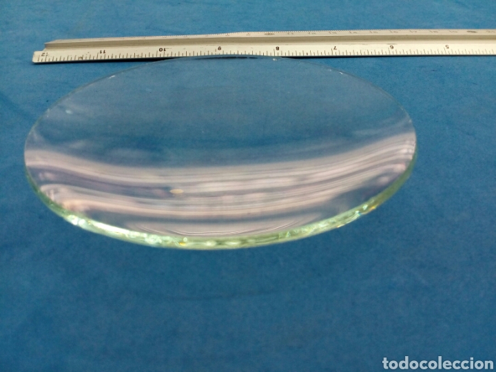 Antig&uuml;edades: Cristal abovedado de 10 cm de di&aacute;metro - Foto 2