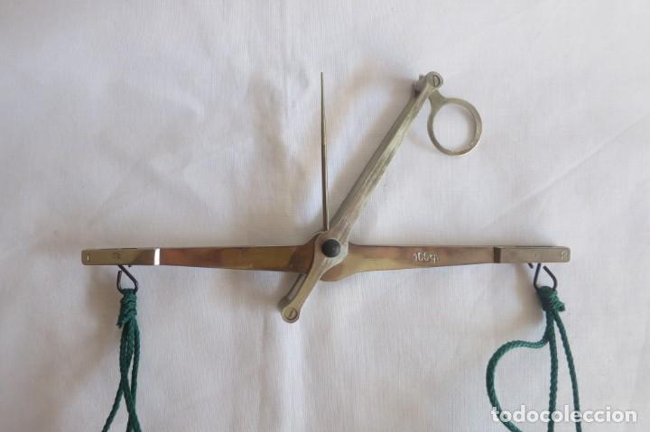 Antig&uuml;edades: Balanza de precision acero 100 gr de joyeria - Foto 2