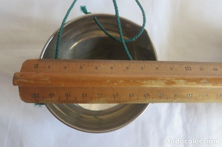 Antig&uuml;edades: Balanza de precision acero 100 gr de joyeria - Foto 4