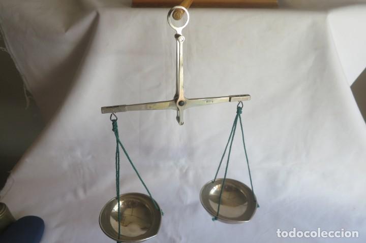 Antig&uuml;edades: Balanza de precision acero 100 gr de joyeria - Foto 5