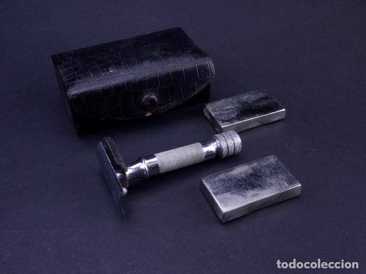 Antig&uuml;edades: BOLSO EQUIPAJE DE AFEITADO Y ASEO - Foto 16