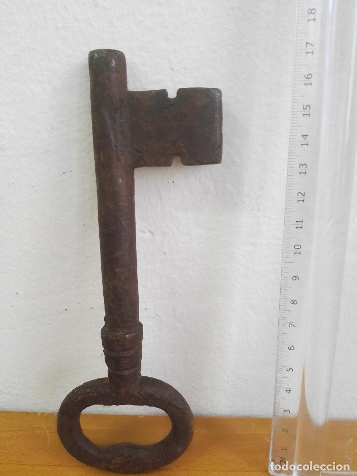 Antig&uuml;edades: Llave de hierro s.XVIII-XIX - Foto 3