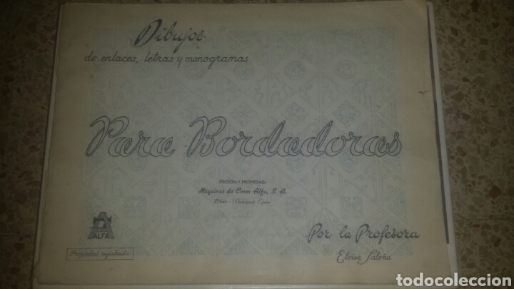 Antig&uuml;edades: Libro para Bordadoras Alfa - Foto 1