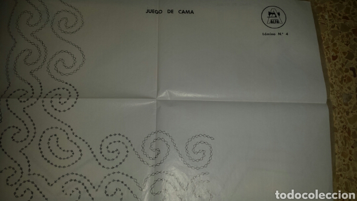 Antig&uuml;edades: L&aacute;minas para bordados Alfa - Foto 1
