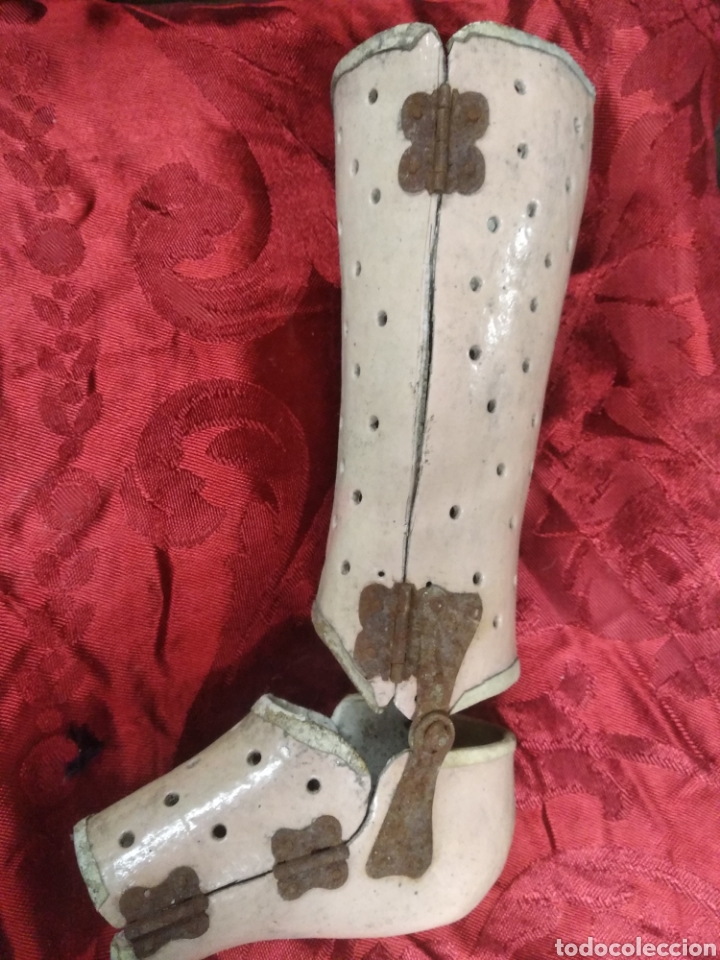 Antig&uuml;edades: Ferula, pieza ortopedica principios XX - Foto 3