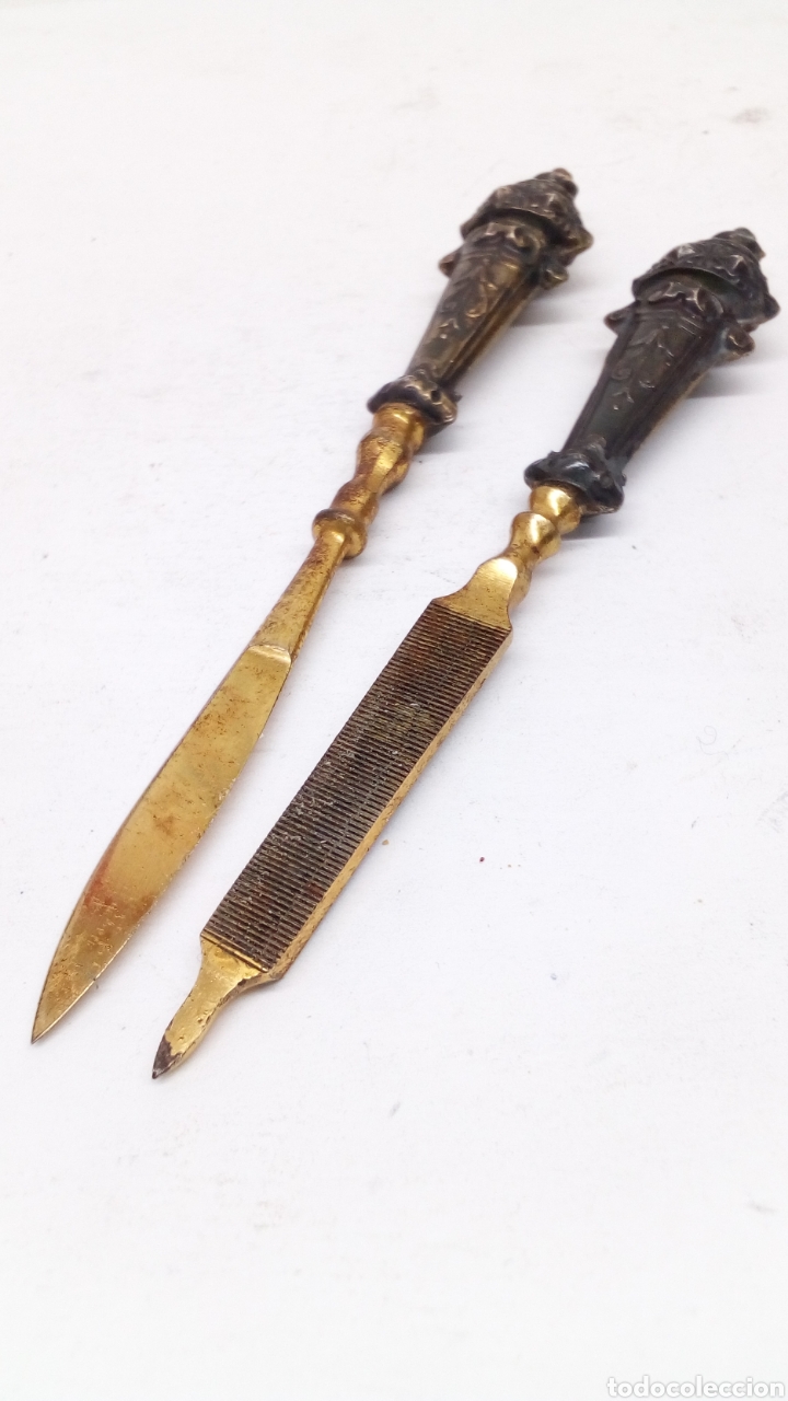 Antig&uuml;edades: Herramientas Manicura antiguos - Foto 1