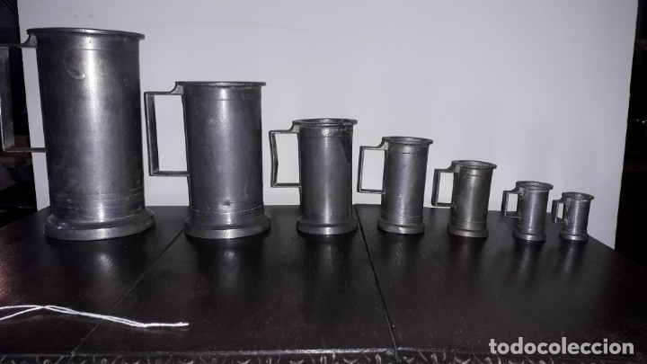 Antig&uuml;edades: Medidas de capacidad . Lote de 7 - Foto 7