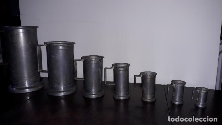 Antig&uuml;edades: Medidas de capacidad . Lote de 7 - Foto 3