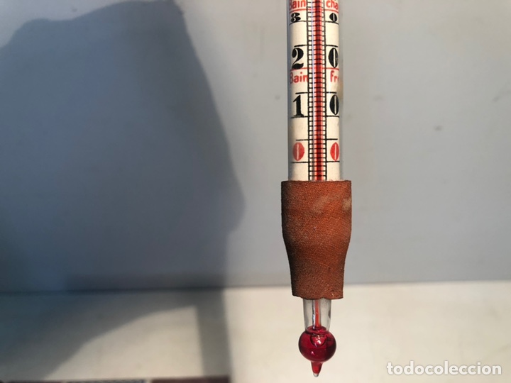 Antig&uuml;edades: TERMOMETRO BAIN DE LABORATORIO ANTIGUO. - Foto 5