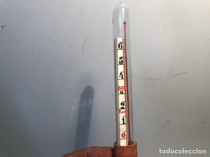 Antig&uuml;edades: TERMOMETRO BAIN DE LABORATORIO ANTIGUO. - Foto 4