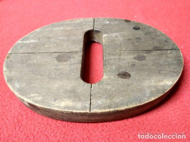 Antig&uuml;edades: ANTIGUO MOLDE HORMA DE SOMBRERO - Foto 3