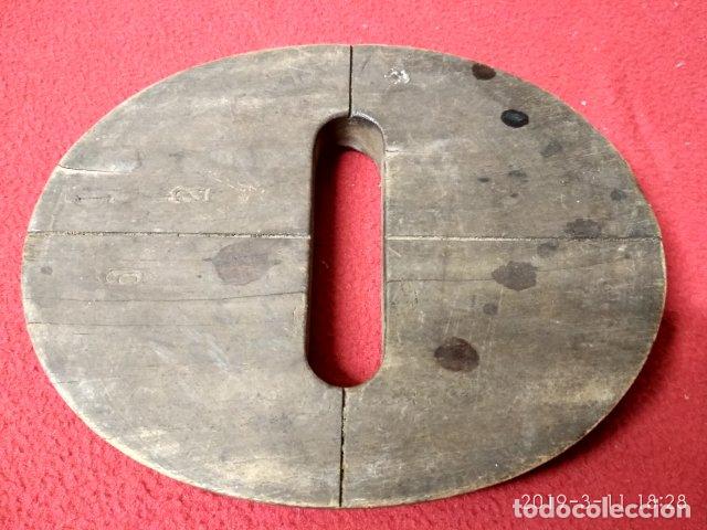 Antig&uuml;edades: ANTIGUO MOLDE HORMA DE SOMBRERO - Foto 4