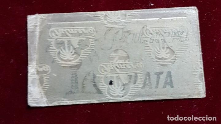 Antig&uuml;edades: Hoja de Afeitar palmera plata - Foto 1