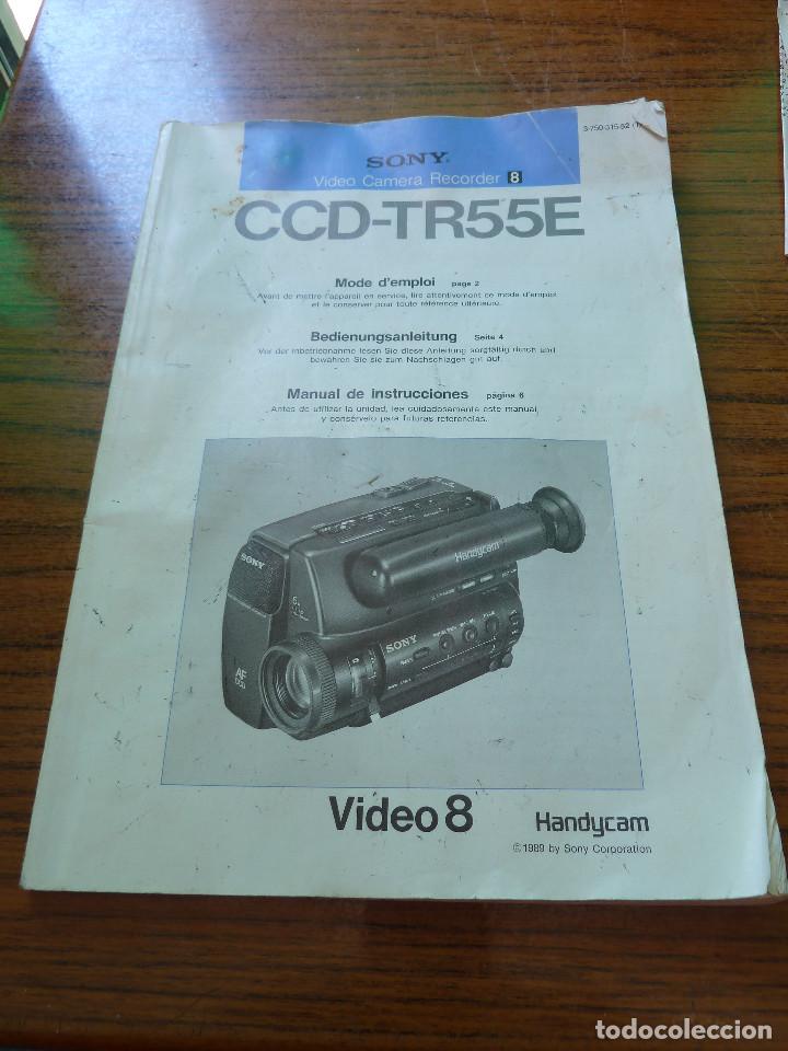 Antig&uuml;edades: CAMARA DE VIDEO SONY CCD-TR55E CON EXTRAS - Foto 8