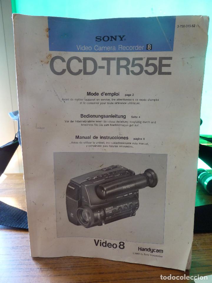 Antig&uuml;edades: CAMARA DE VIDEO SONY CCD-TR55E CON EXTRAS - Foto 9