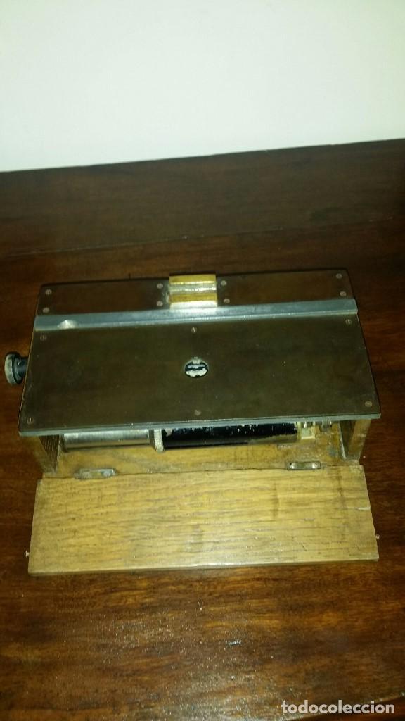 Antig&uuml;edades: Microscopio antiguo para analizar carne - Foto 3