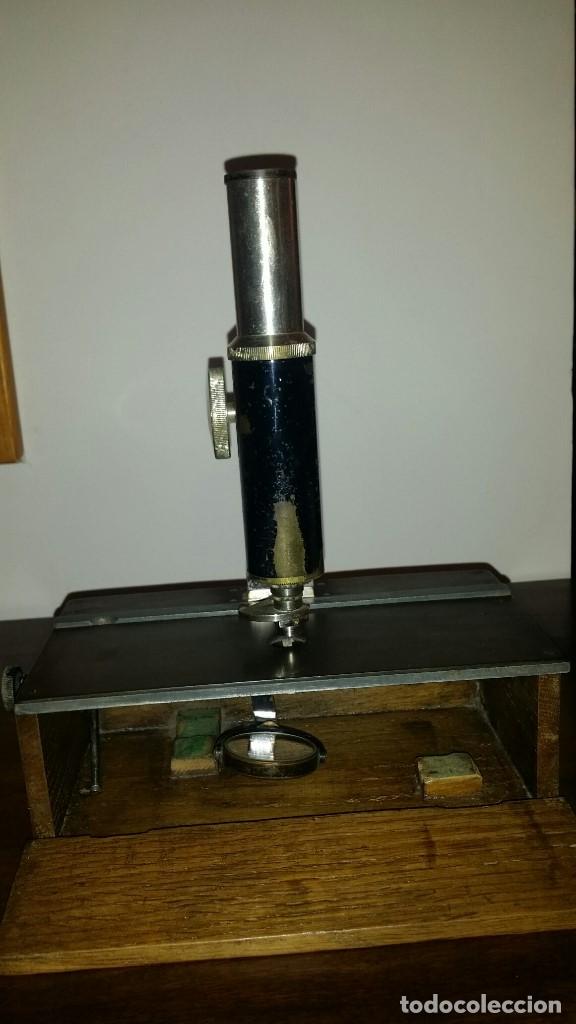 Antig&uuml;edades: Microscopio antiguo para analizar carne - Foto 4