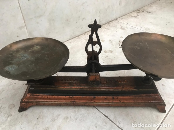 Antig&uuml;edades: Peque&ntilde;a balanza de precisi&oacute;n force 1 Kg. - Foto 2