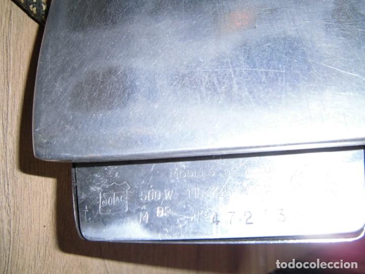 Antig&uuml;edades: plancha electrica solac 110/125v - Foto 3