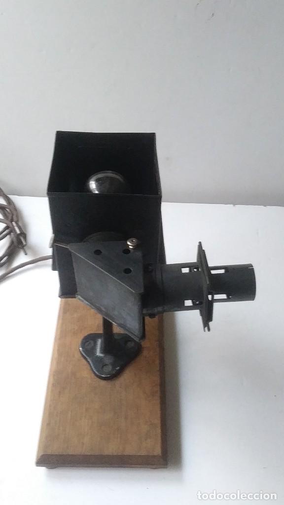 Antig&uuml;edades: antiguo proyector falta tapa - Foto 3