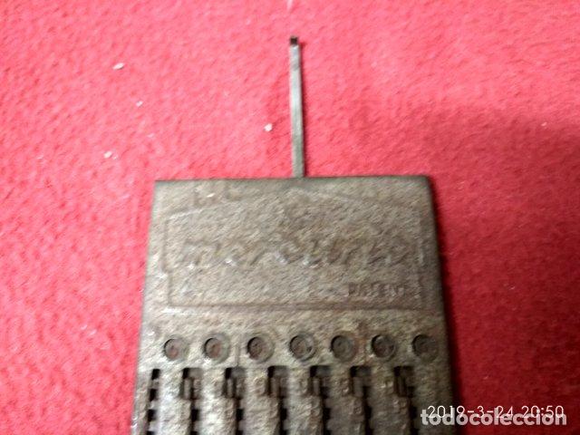 Antig&uuml;edades: ANTIGUA CALCULADORA MERCURIO PATENT - Foto 2
