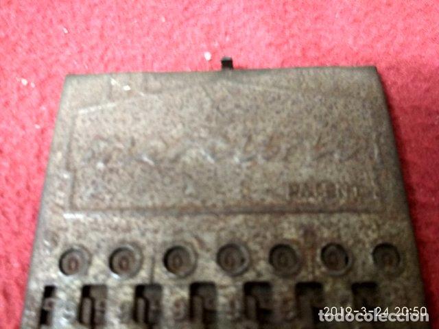 Antig&uuml;edades: ANTIGUA CALCULADORA MERCURIO PATENT - Foto 3