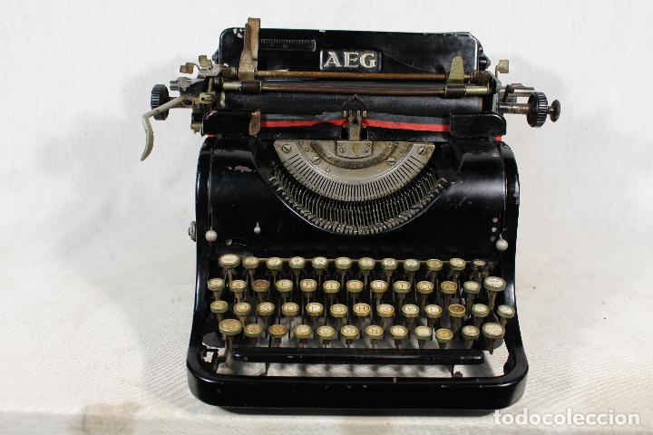Antig&uuml;edades: maquina de escribir AEG - Foto 7