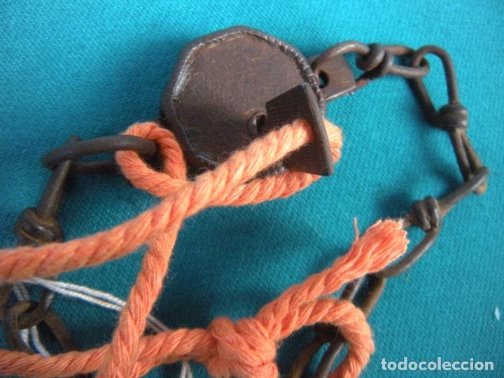 Antig&uuml;edades: ANTIGUO CANDADO CON CADENA - Foto 3