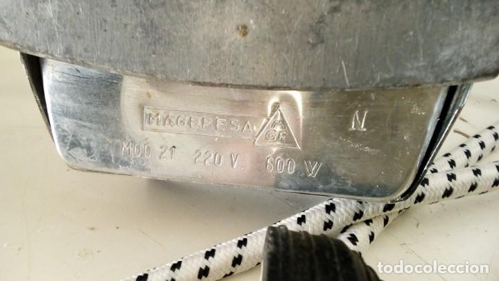 Antig&uuml;edades: PLANCHA EL&Eacute;CTRICA MAGEFESA MODELO 21, FUNCIONA - Foto 3