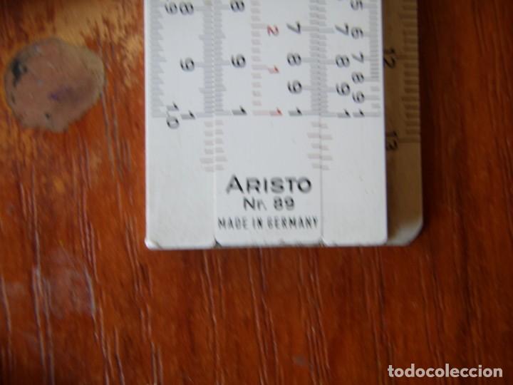 Antig&uuml;edades: REGLA DE CALCULO ARISTO NUMERO 89 LEER - Foto 4