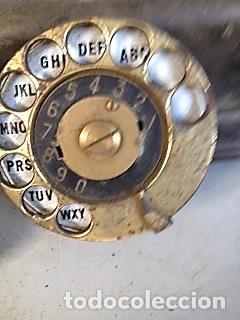 Tel&eacute;fonos: Telefono vintage laton - Foto 3