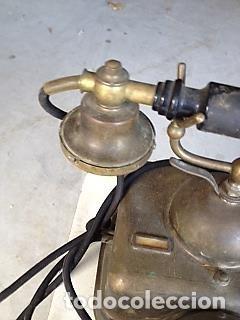 Tel&eacute;fonos: Telefono vintage laton - Foto 5
