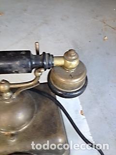Tel&eacute;fonos: Telefono vintage laton - Foto 6