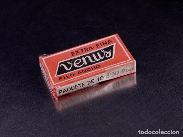 Antig&uuml;edades: PAQUETE DE HOJAS DE AFEITAR VENUS - Foto 1