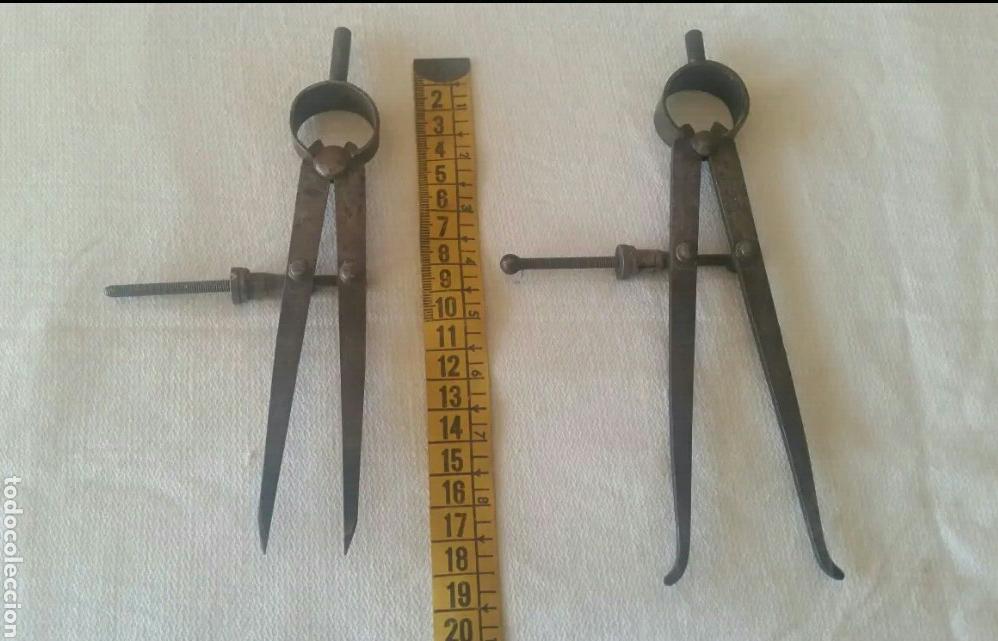 Antig&uuml;edades: Antiguos compases de metal - Foto 3