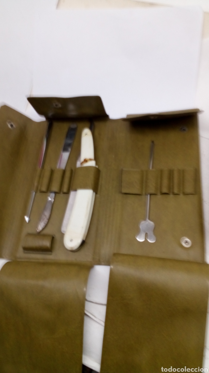 Antig&uuml;edades: Juego de Barbero en estuche - Foto 1