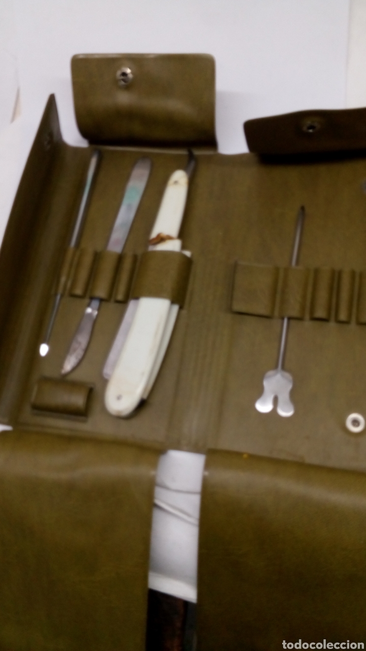 Antig&uuml;edades: Juego de Barbero en estuche - Foto 3