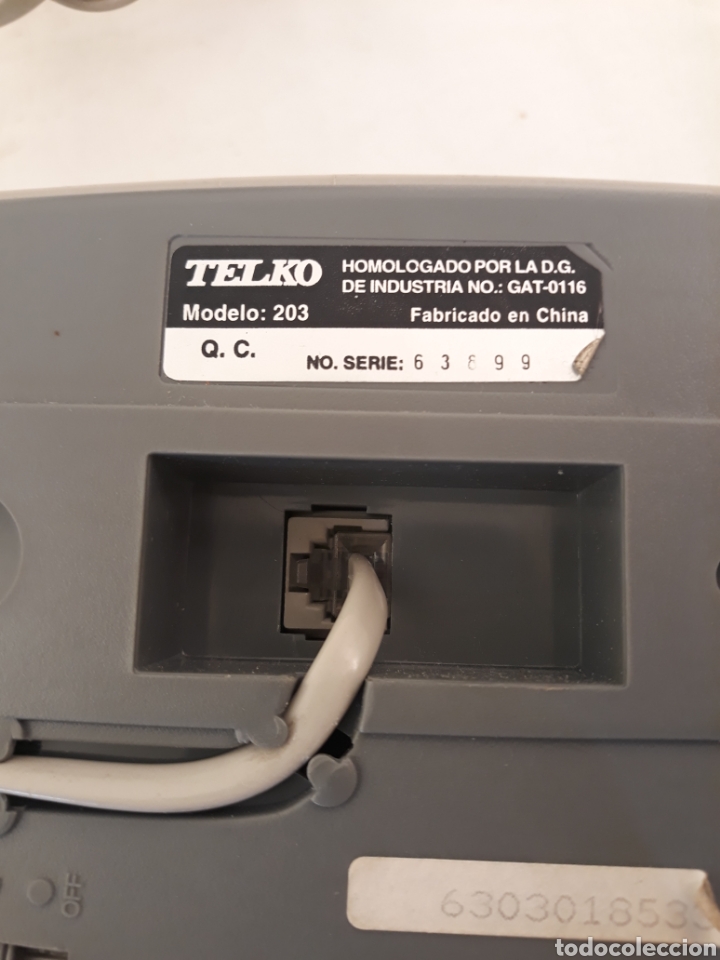 Tel&eacute;fonos: Telefono Telko Mod 203.Funcionando.a&ntilde;os 80. - Foto 4