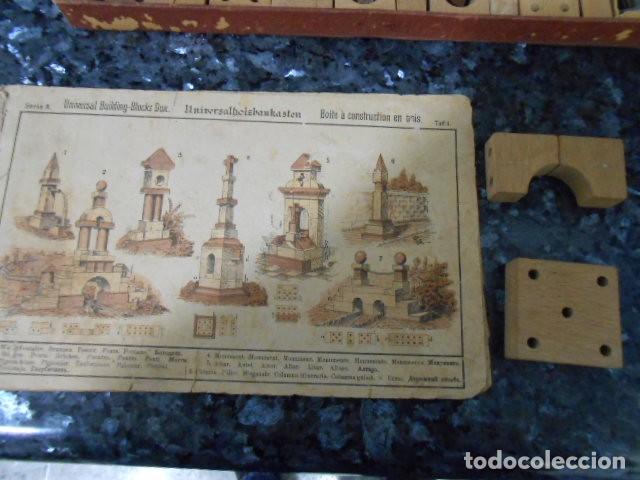 Antig&uuml;edades: MECANO ANTIQUISIMO COMPLETO CON PIEZAS DE MADERA - Foto 6