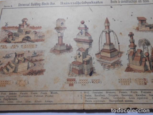 Antig&uuml;edades: MECANO ANTIQUISIMO COMPLETO CON PIEZAS DE MADERA - Foto 12