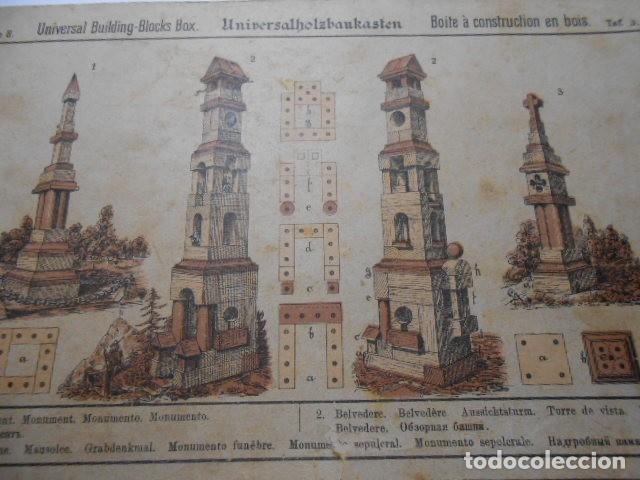 Antig&uuml;edades: MECANO ANTIQUISIMO COMPLETO CON PIEZAS DE MADERA - Foto 13