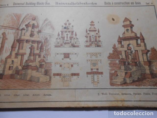 Antig&uuml;edades: MECANO ANTIQUISIMO COMPLETO CON PIEZAS DE MADERA - Foto 14