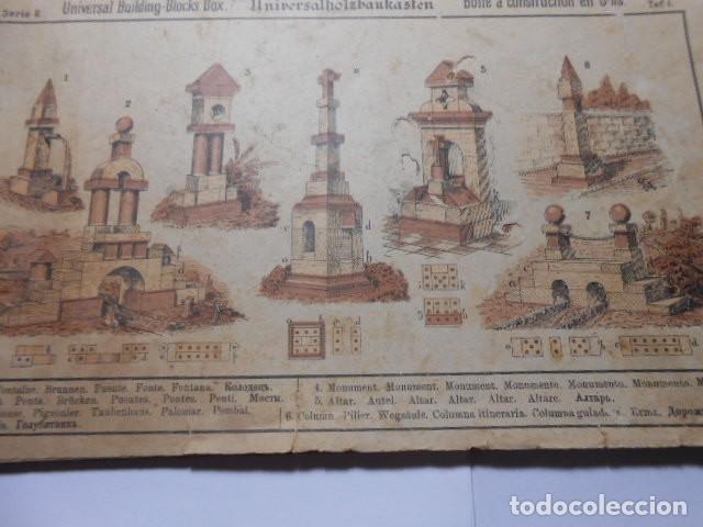 Antig&uuml;edades: MECANO ANTIQUISIMO COMPLETO CON PIEZAS DE MADERA - Foto 21
