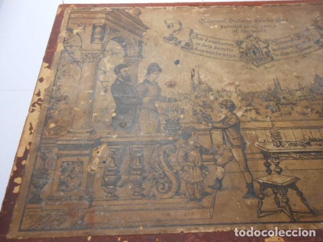 Antig&uuml;edades: MECANO ANTIQUISIMO COMPLETO CON PIEZAS DE MADERA - Foto 24