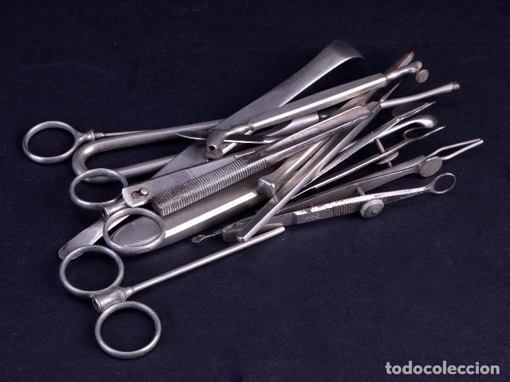 Antig&uuml;edades: INSTRUMENTAL M&Eacute;DICO 14 ELEMENTOS - Foto 1